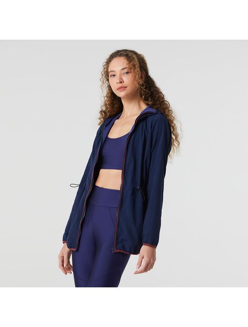 Parka Fitness Corta Vento Preto Fillity