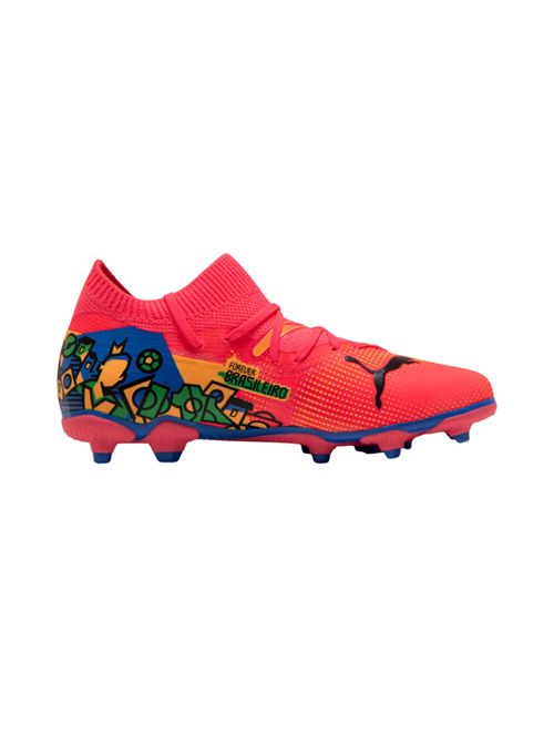Chuteira Campo Puma Future 7 Match Neymar Jr Infantil - Laranja