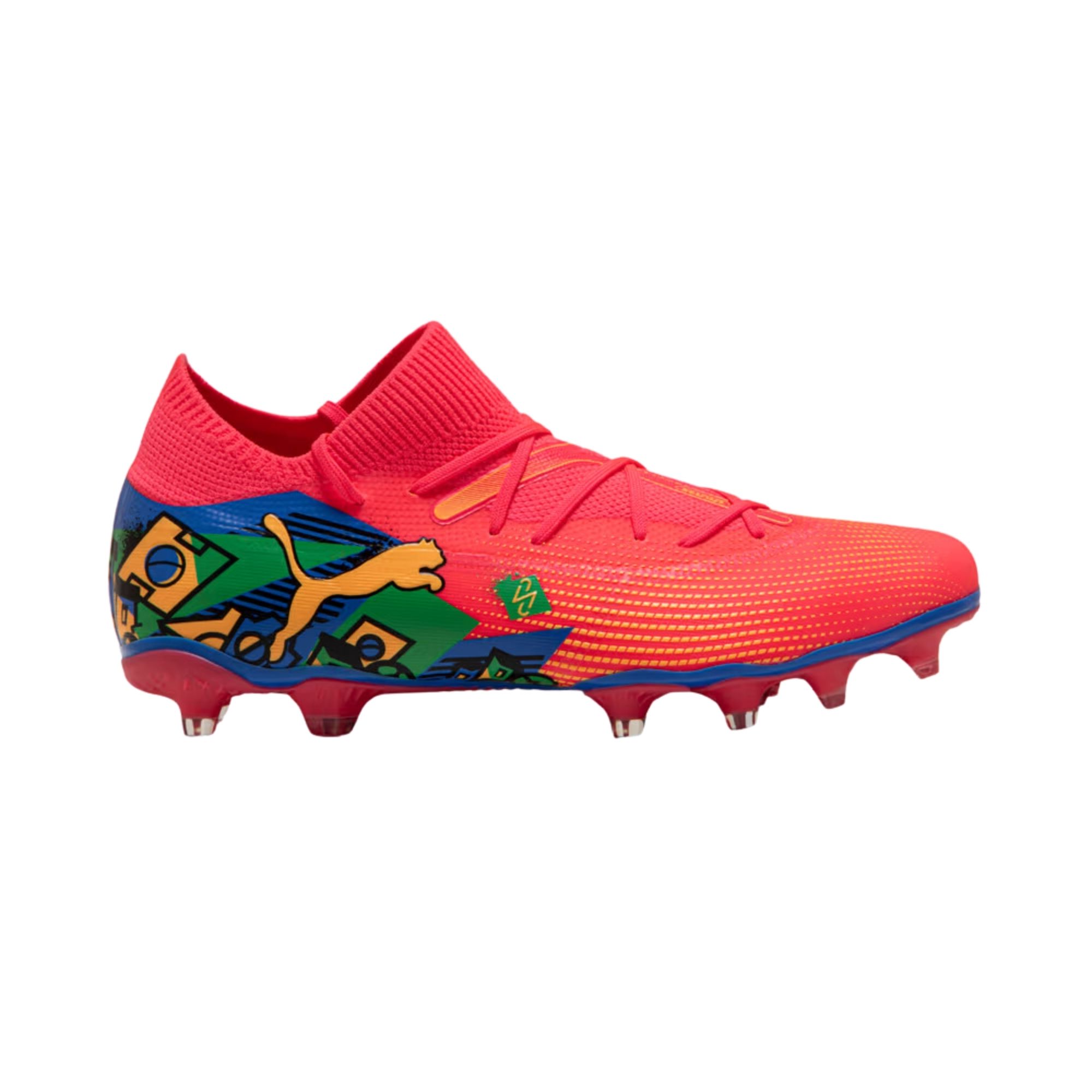 Chuteira Campo Puma Future 7 Match Neymar Jr Masculina - Laranja