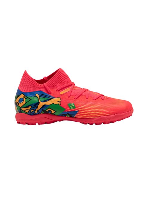 Chuteira Society Puma Future 7 Match Neymar Jr Infantil - Laranja
