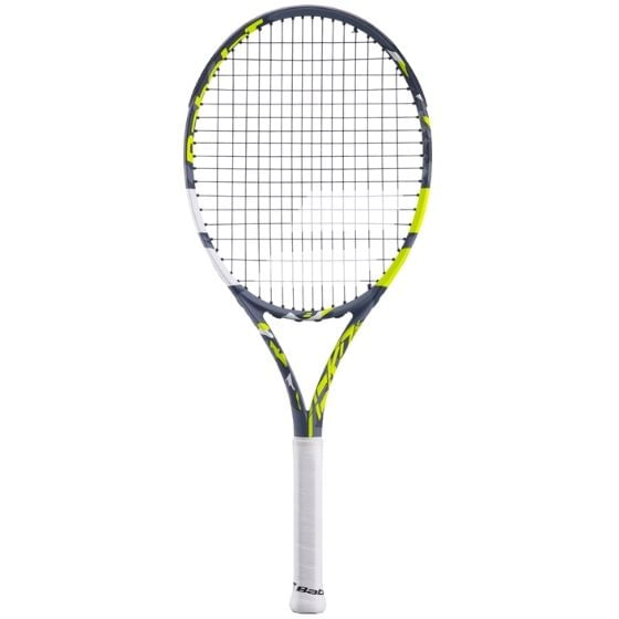 Raquete-De-Tenis-Babolat-Pure-Aero-Jr-26-Infantil---Cinza-Amarelo-Preto