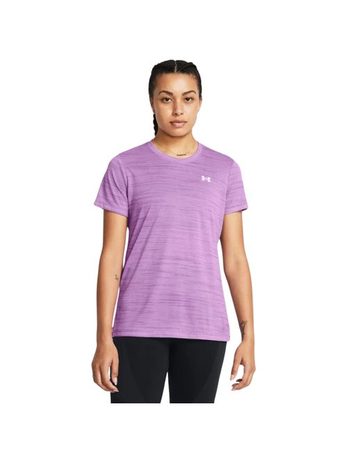 Camiseta Under Armour Tech Tiger Feminina - Lilás
