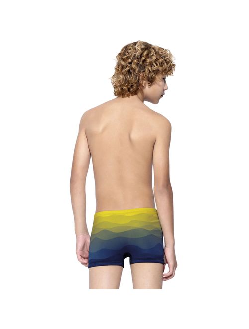 Sunga Speedo Boxer Waves Infantil - Amarelo