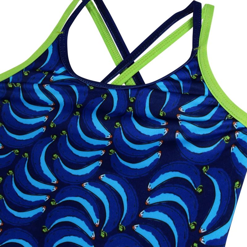 Maiô Speedo Cross Duo Banana Infantil - Azul