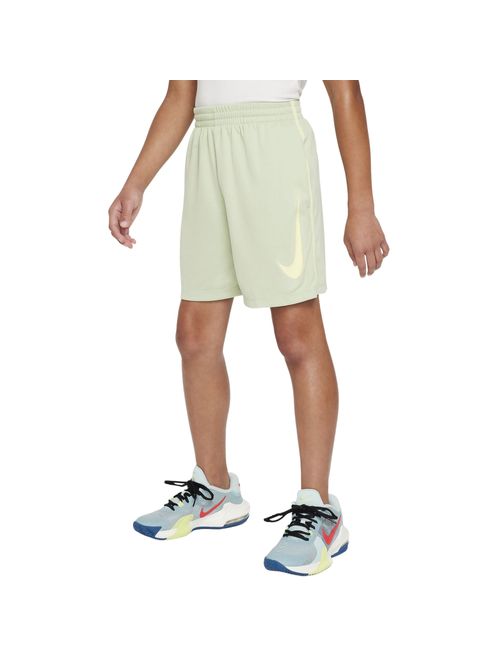 Shorts Nike Dri-Fit Multi Infantil - Verde Claro