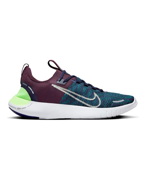 Tênis Nike Free Run Flyknit Next Nature Masculino - Azul Petróleo/Bordô