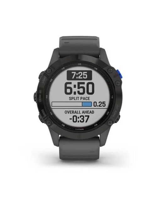 Relógio Monitor Cardíaco Garmin Fenix 6 Pro Solar Unissex - Cinza/preto