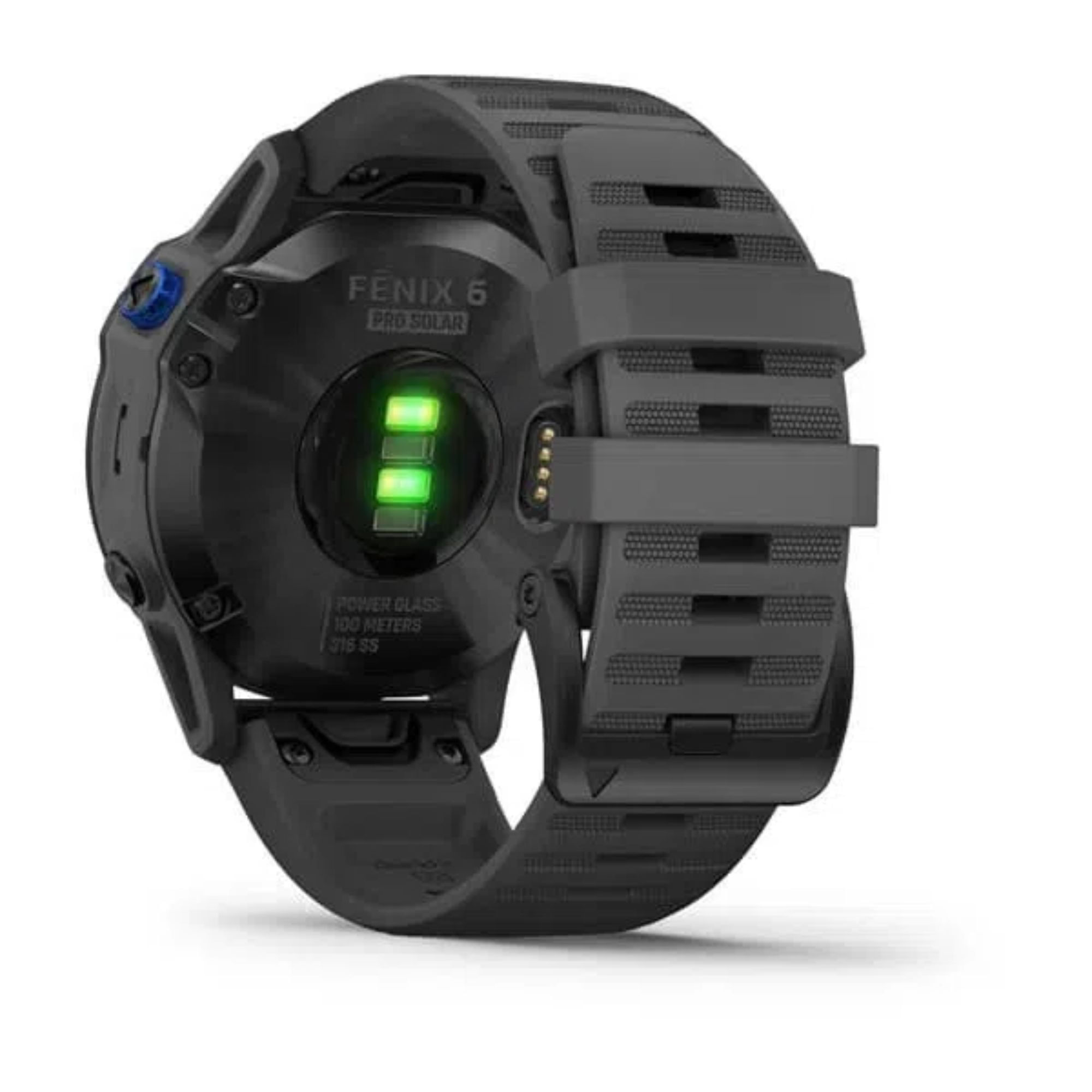 Encontraproduto.com.br - Relógio Monitor Cardíaco Garmin Fenix 6 Pro Solar Unissex - Cinza/preto