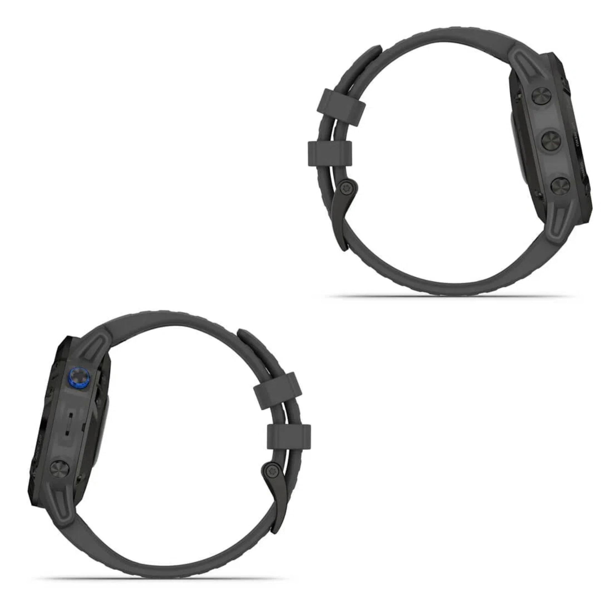 Encontraproduto.com.br - Relógio Monitor Cardíaco Garmin Fenix 6 Pro Solar Unissex - Cinza/preto