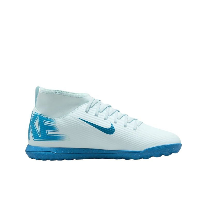 Chuteira-Society-Nike-Mercurial-Superfly-10-Club-Infantil---Azul