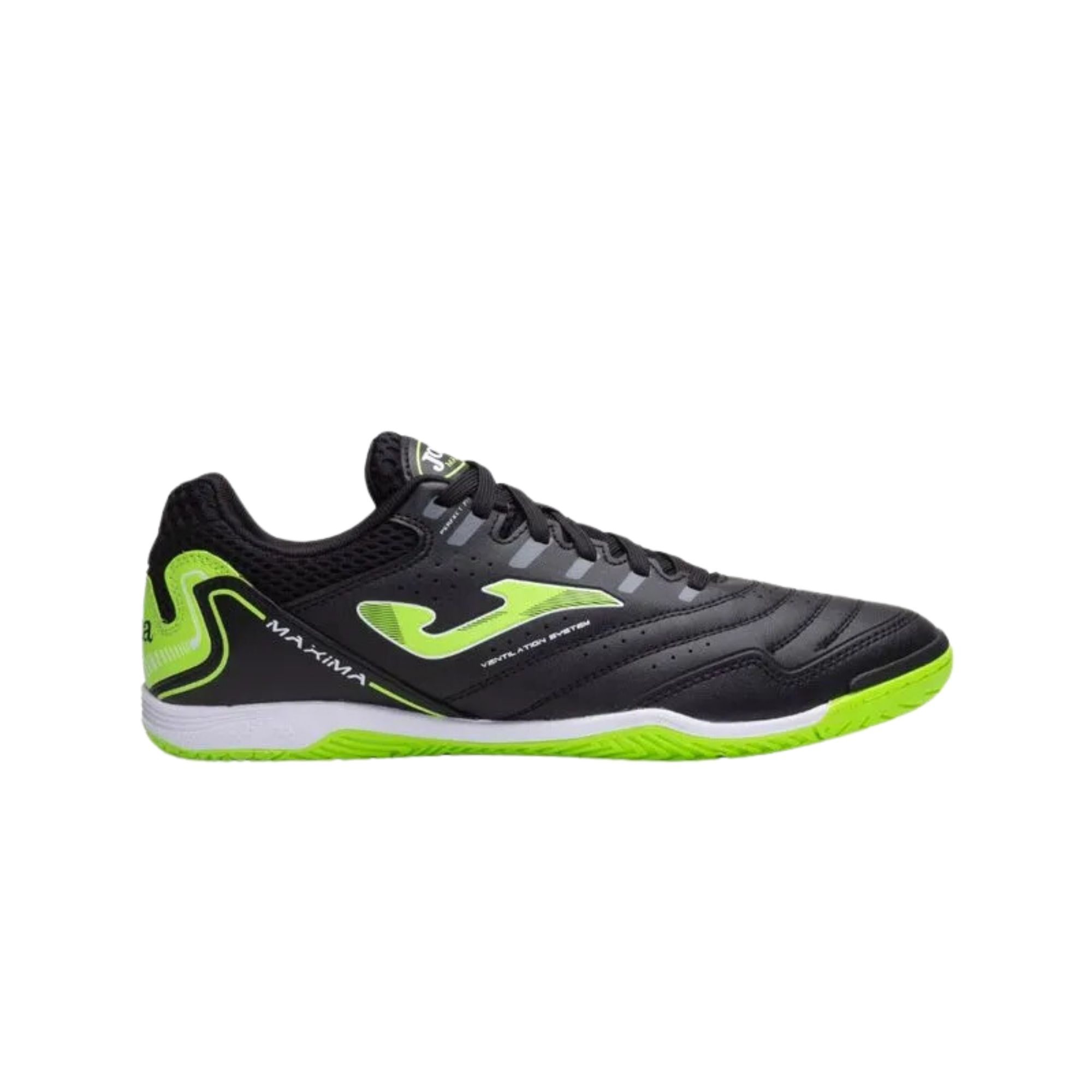 Chuteira Futsal Joma Maxima 24 Masculina - Preta/Verde