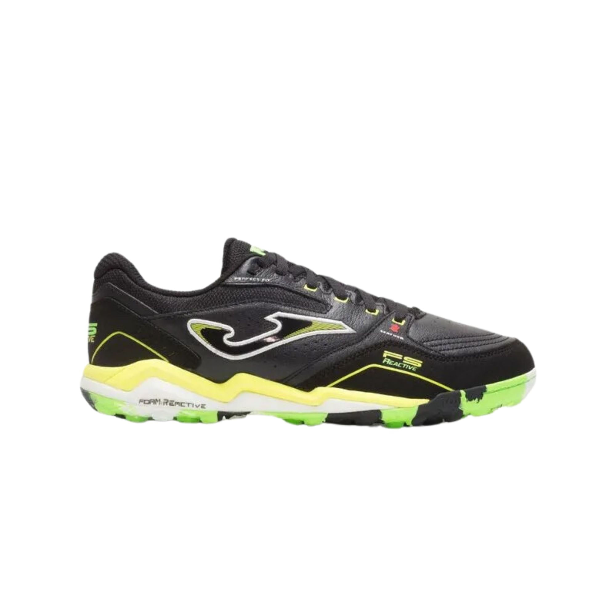 Chuteira Society Joma FS Reactive Masculina - Preta/Amarela
