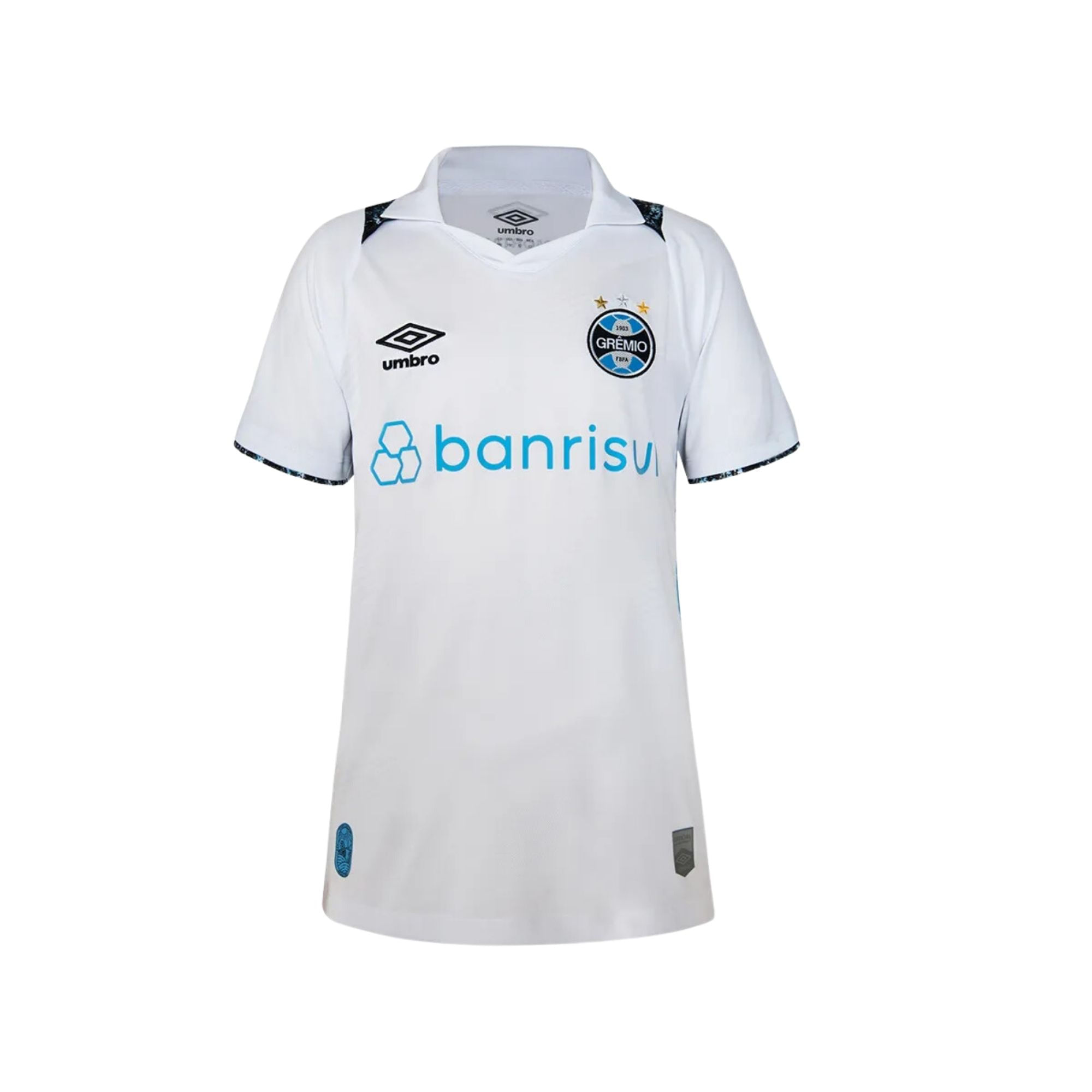 Camisa Grêmio II 2024/25 Umbro Torcedor Infantil - Branca/Azul