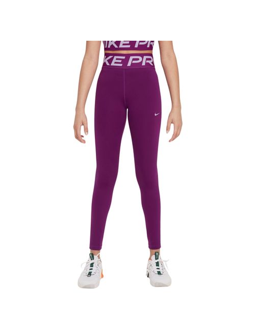 Calça Legging Nike Dri-FIT Pro Infantil - Roxa