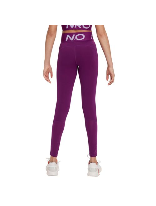 Calça Legging Nike Dri-FIT Pro Infantil - Roxa