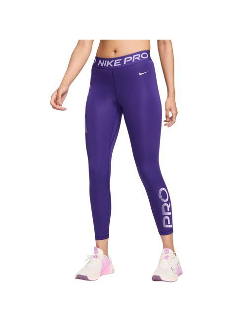 Calça Legging Nike Pro Feminino - Roxa