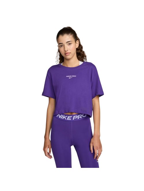 Camiseta Nike Pro Croped Feminina - Roxa