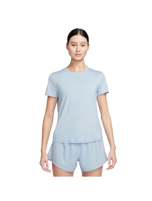 Camiseta Nike Dri-FIT One Slim Feminina - Azul Clara