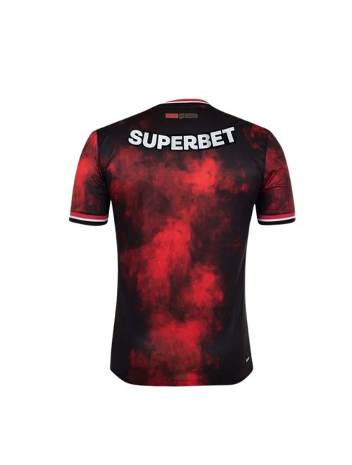 Camisa São Paulo III 2024/25 New Balance Torcedor Masculina - Preta/Vermelha