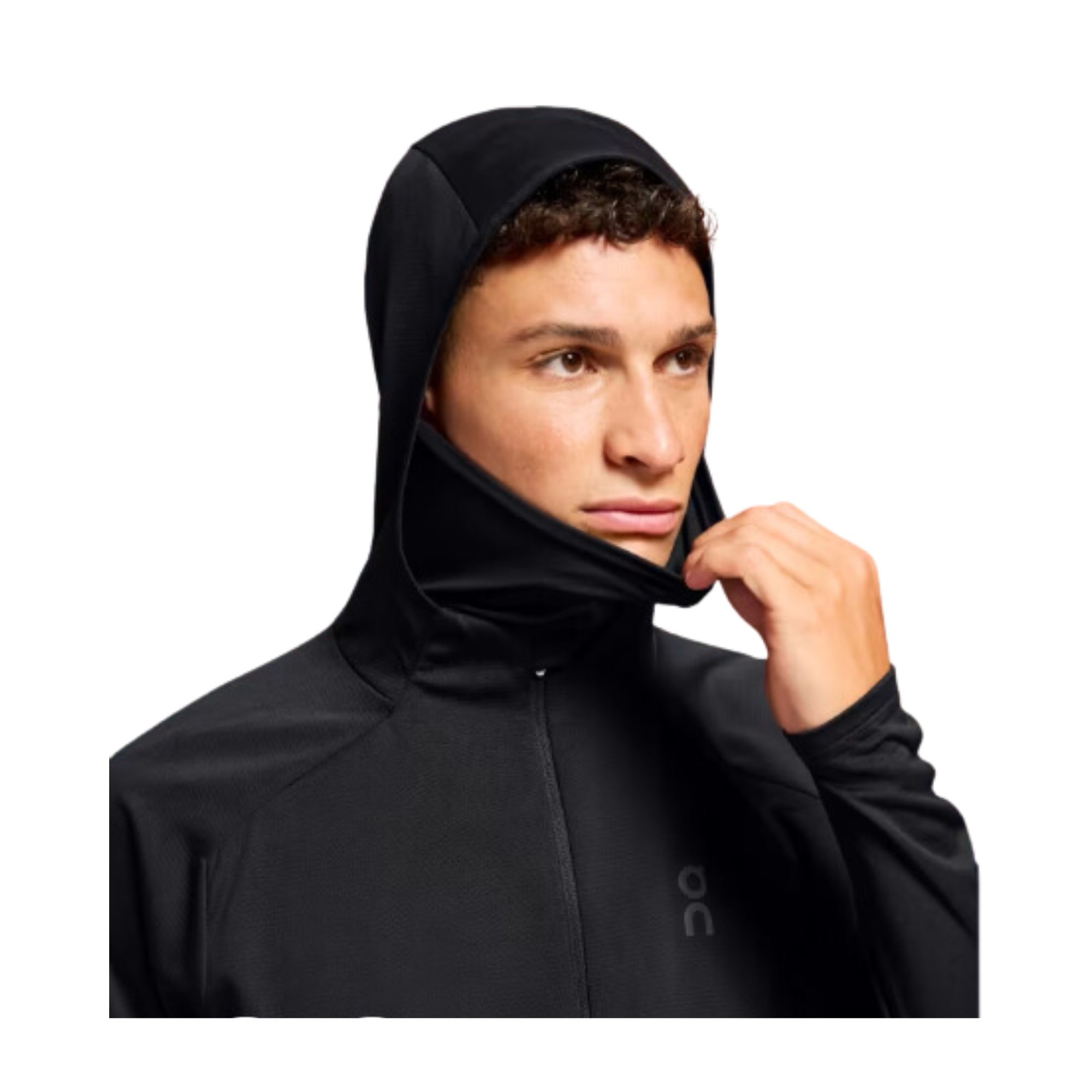 Jaqueta On Running Climate Zip Hoodie Masculina - Preta - Bayard