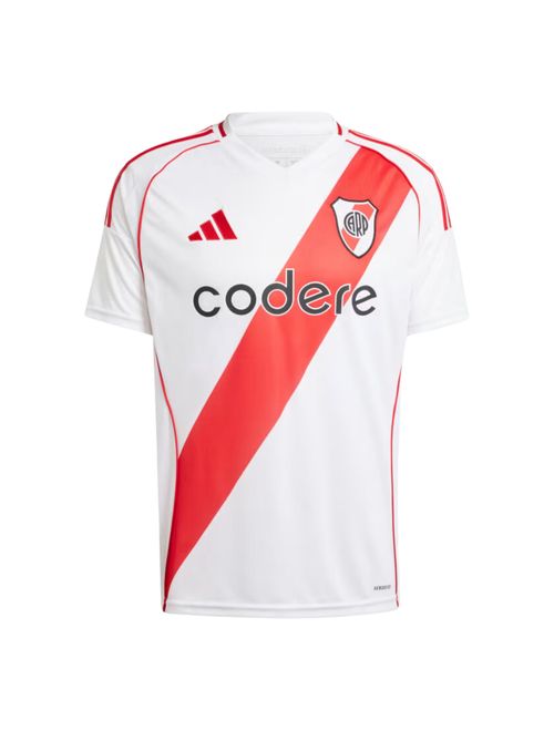 Camisa River Plate I 2024/25 Adidas Torcedor Masculina - Branca