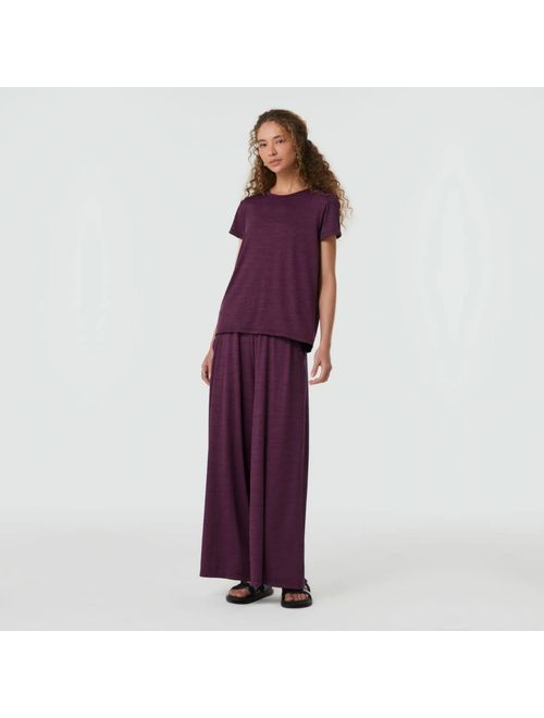 Calça Fitness Pantalona Roxo Alba