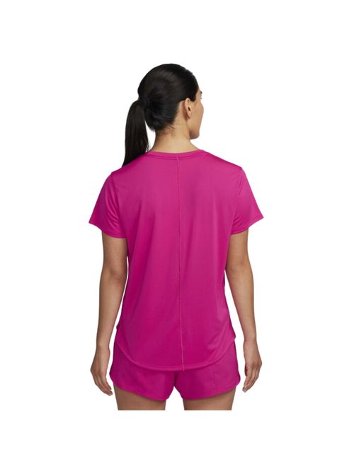 Camiseta Nike Dri-Fit Swoosh Feminina - Cereja
