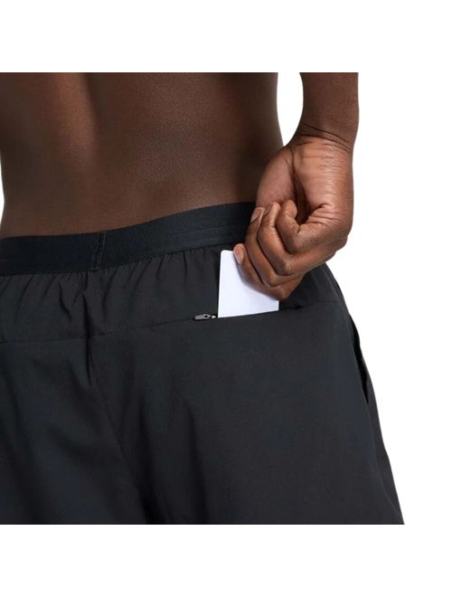 Short New Balance Club 2 Em 1 - 7" Masculino - Preto