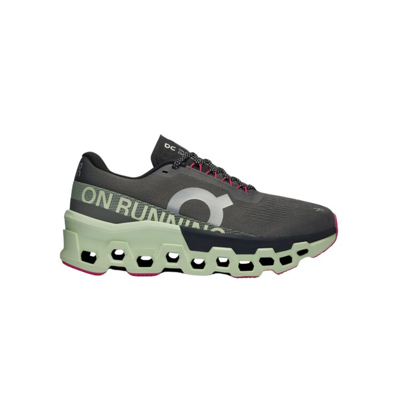 Tenis-On-Running-Cloudmonster-2-Feminino---Preto-Verde