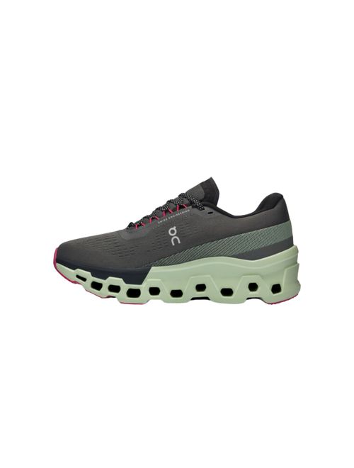 Tênis On Running Cloudmonster 2 Feminino - Preto/Verde