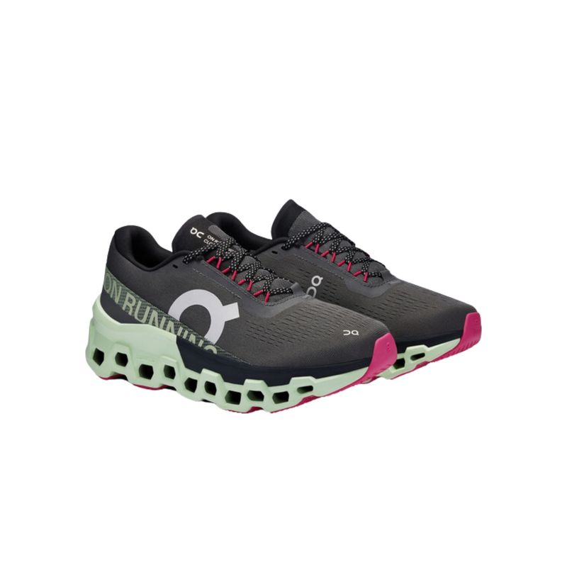 Tenis-On-Running-Cloudmonster-2-Feminino---Preto-Verde