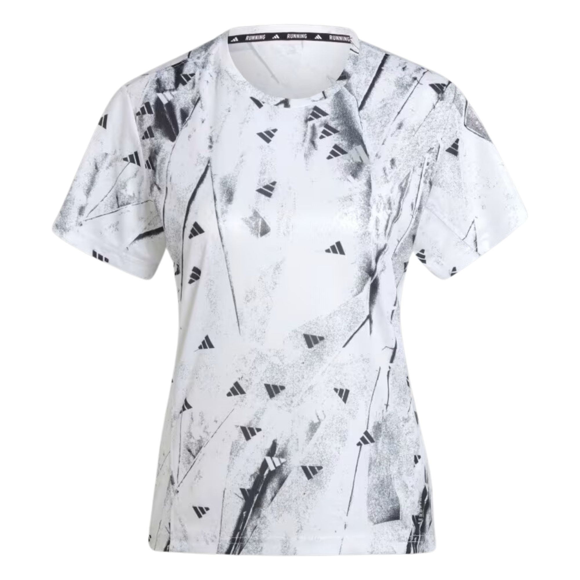 Camiseta Adidas Run IT Brand Love Feminina - Branca