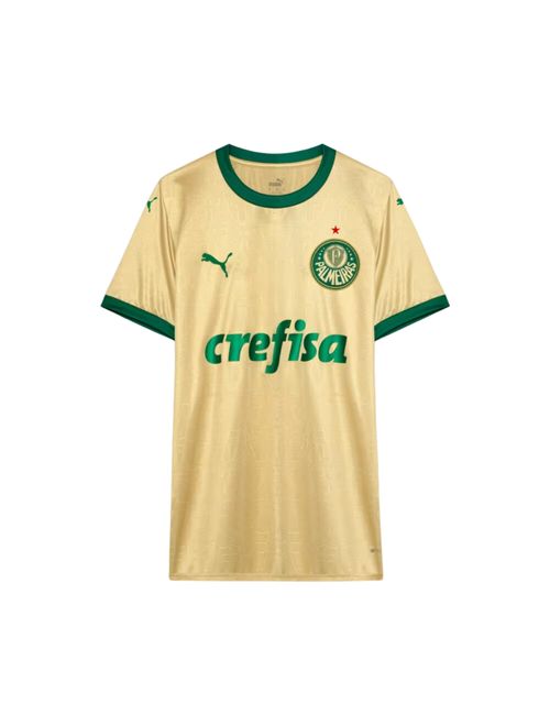 Camisa Palmeiras III 2024/25 Puma Torcedor Masculina - Dourada