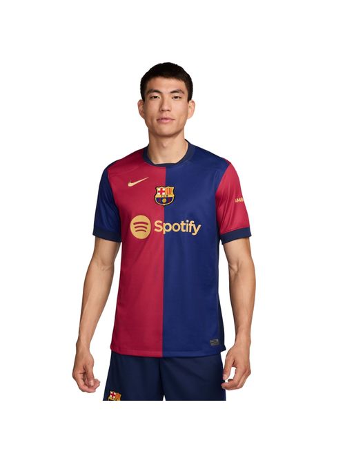 Camisa Barcelona I 2024/25 Nike Torcedor Pro Masculina - Azul/Vermelha