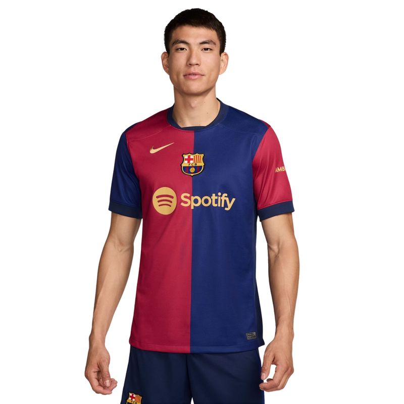 Camisa-Barcelona-I-2024-25-Nike-Torcedor-Pro-Masculina---Azul-Vermelha
