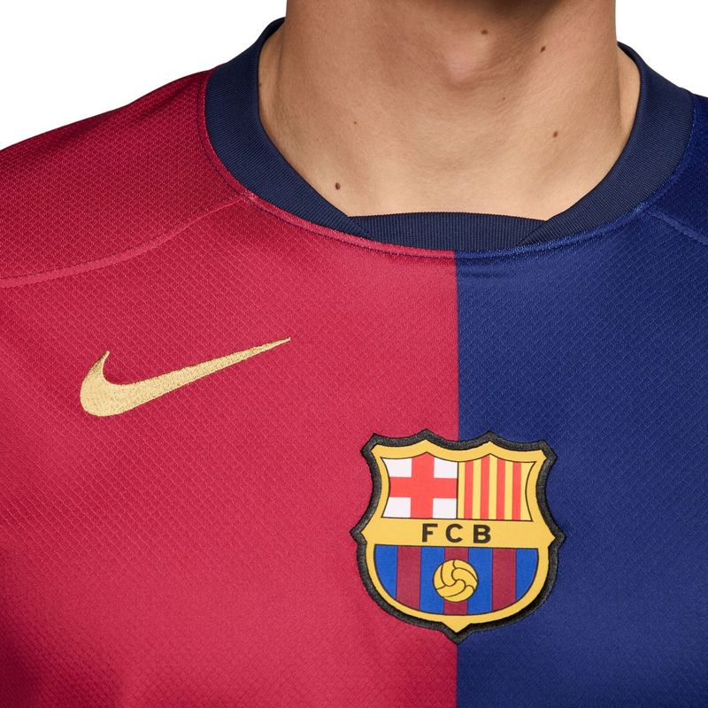 Camisa-Barcelona-I-2024-25-Nike-Torcedor-Pro-Masculina---Azul-Vermelha