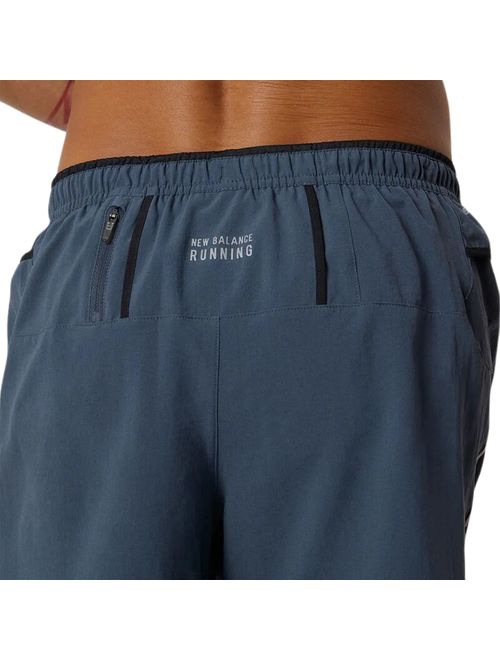 Short New Balance Impact Run 5 Masculina - Azul