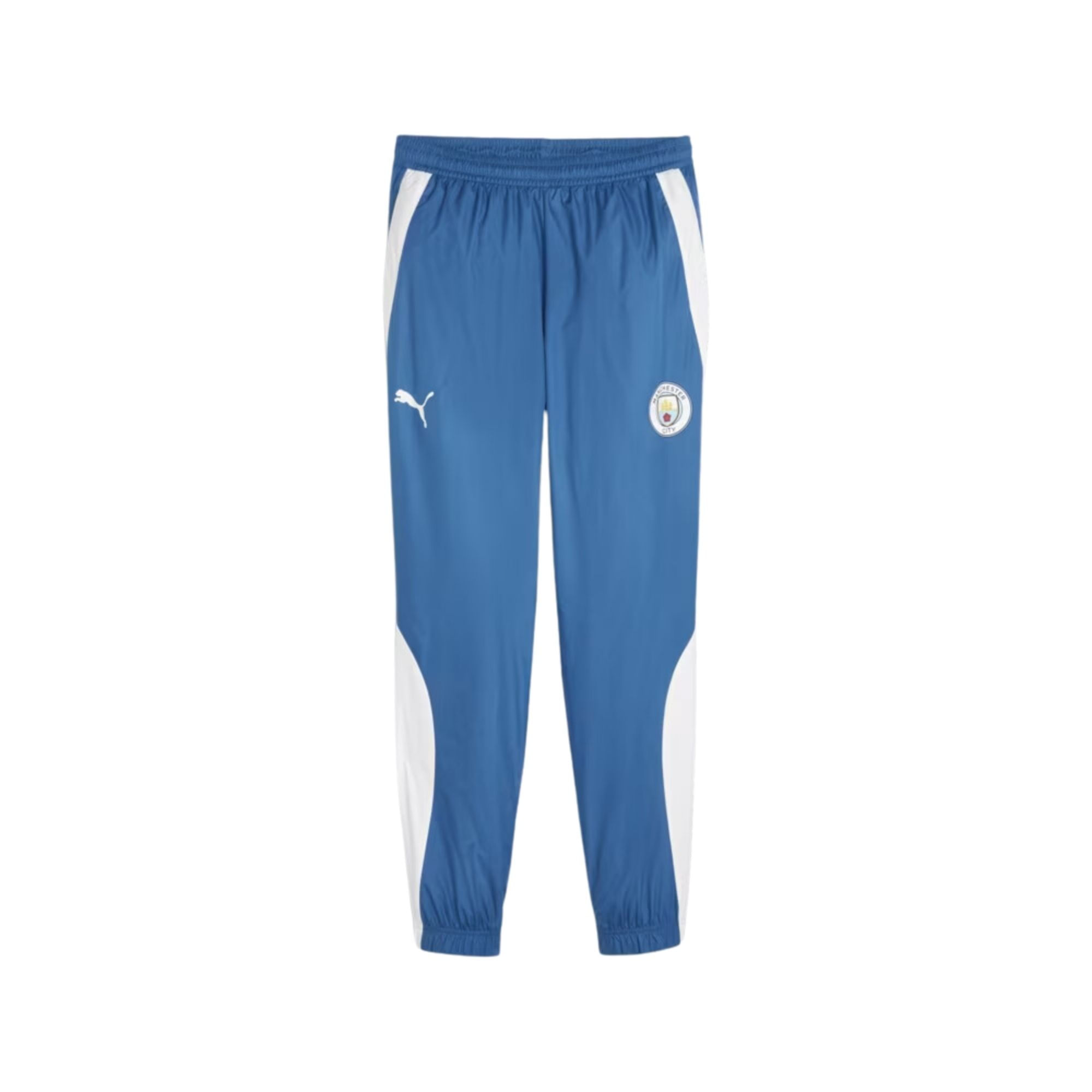 Calça Manchester City Puma Pré-Jogo Masculina - Azul Clara