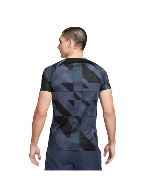 Camisa Barcelona III Nike Pré-Jogo Masculina - Cinza/Preta