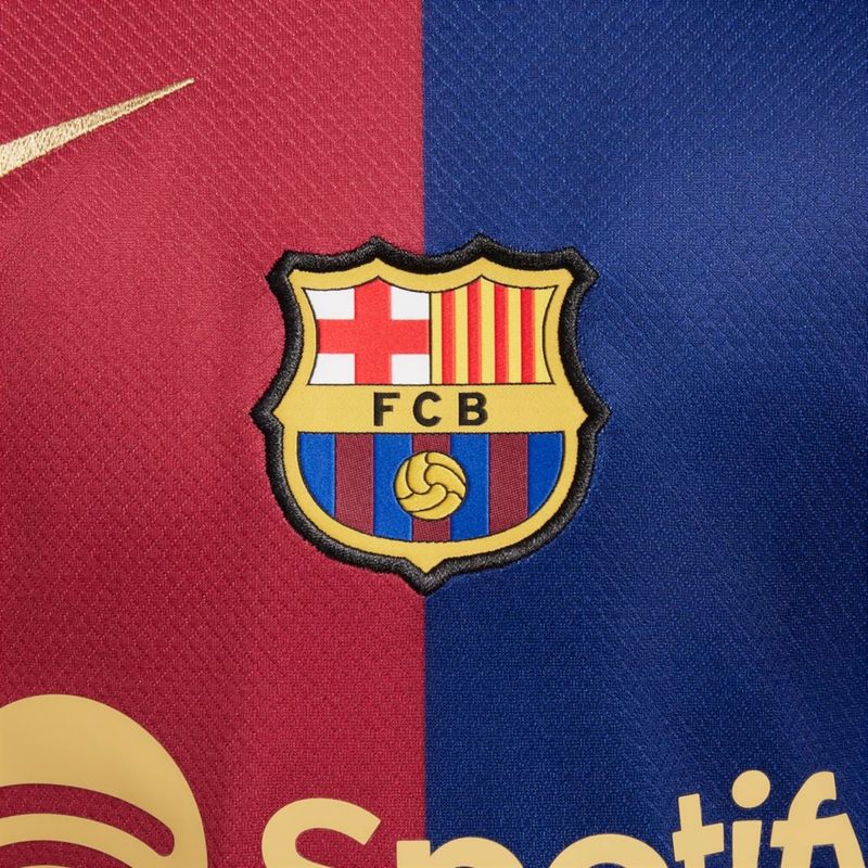 Camisa-Barcelona-I-2024-25-Nike-Torcedor-Pro-Infantil---Azul-Vermelho