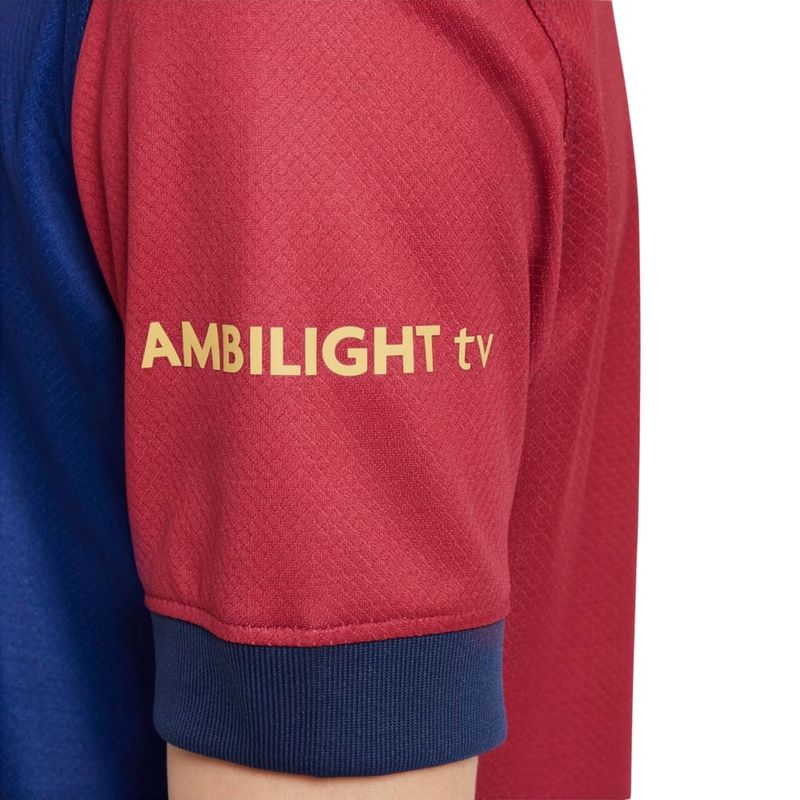 Camisa-Barcelona-I-2024-25-Nike-Torcedor-Pro-Infantil---Azul-Vermelho