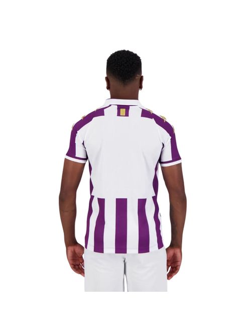 Camisa Valladolid I 2024/25 Kappa Masculina - Branca/Roxa
