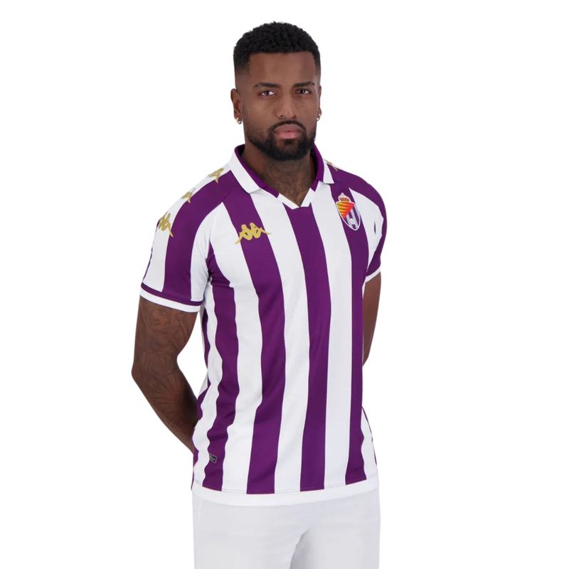 Camisa-Valladolid-I-2024-25-Kappa-Masculina---Branca-Roxa