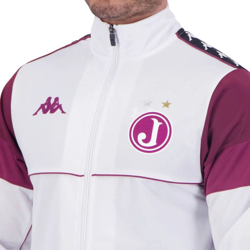 Jaqueta-Juventus-Kappa-Banda-Masculina---Branca-Bordo