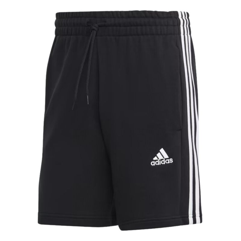 Short-Adidas-Essentials-3-Listras-Masculino---Preto