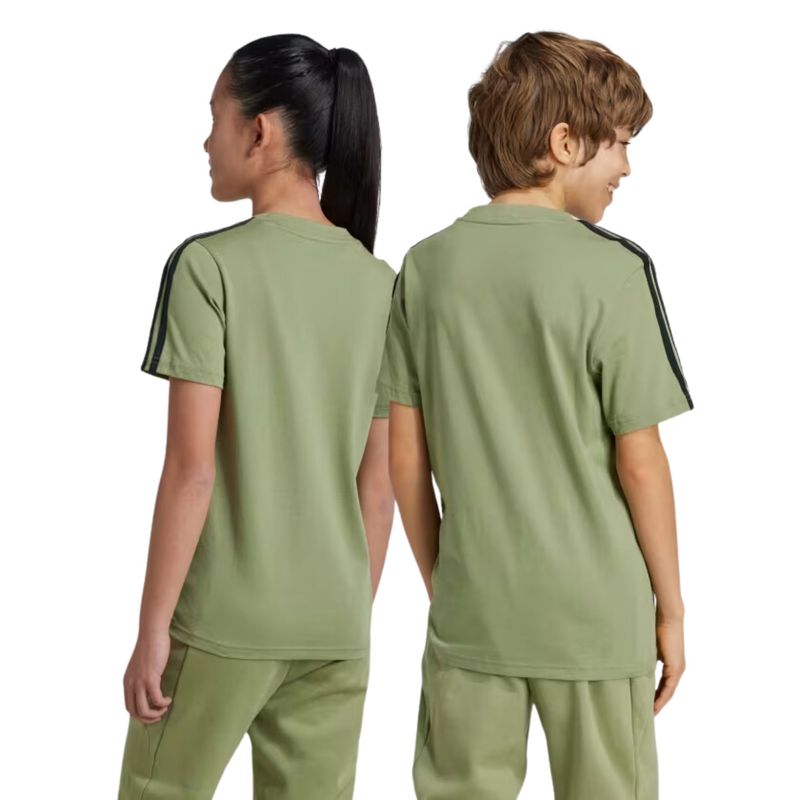 camiseta-adidas-essentials-3-stripes-infantil-verde