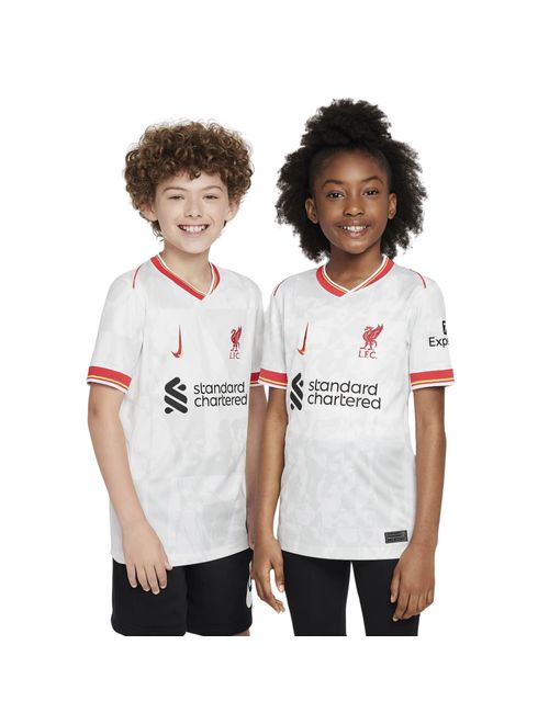 Camisa Liverpool III 2024/25 Nike Infantil - Branca