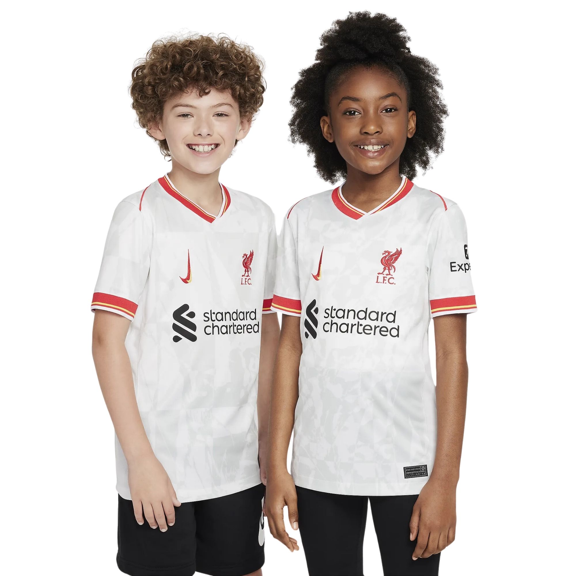 Camisa Liverpool III 2024/25 Nike Infantil - Branca