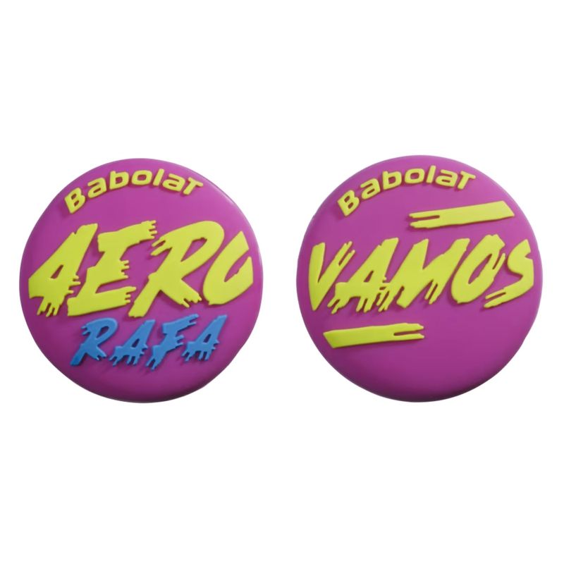 Anti-Vibrador-Babolat-Vamos-Damp-X2-Rafa-Unissex---Amarelo-Roxo