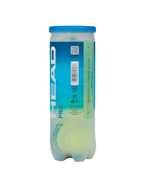 Bola de Tênis Head Pro 3 Bolas Unissex - Amarelo